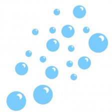 Bubliny - samolepka na zeď