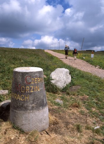 Symbolický hraničník krkonošských panství - klikněte pro zobrazení detailu