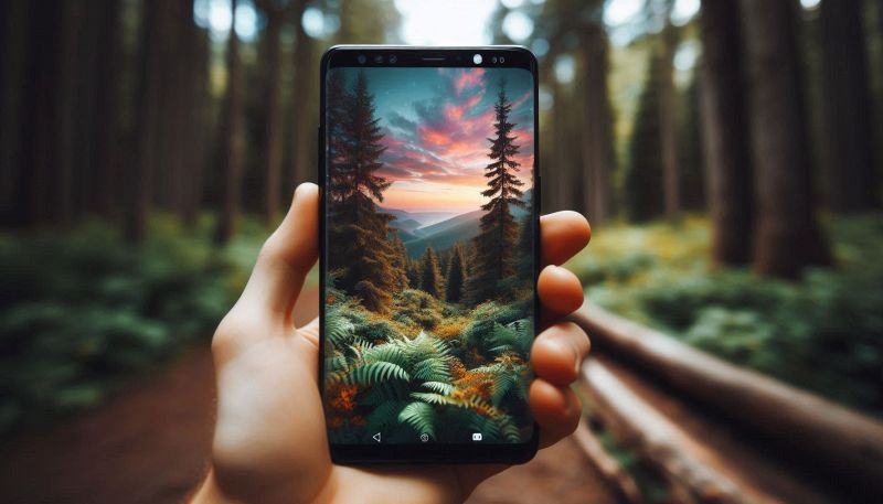 Mobil v přírodě - klikněte pro zobrazení detailu