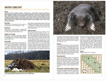 Ukázka z knihy Atlas šumavských savců - klikněte pro zobrazení detailu