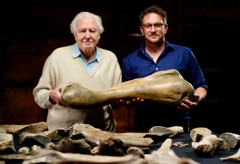 Attenborough a pohřebiště mamutů. - klikněte pro zobrazení detailu