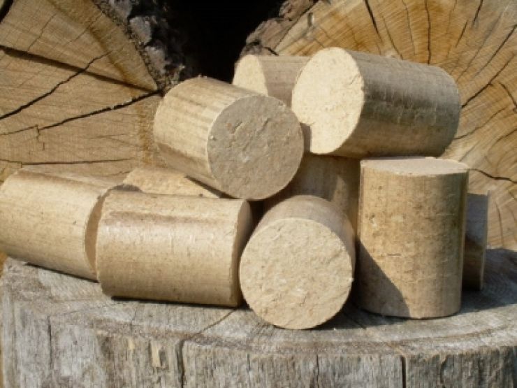 zobrazit detail snímku: Dřevěné brikety