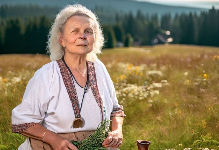 zobrazit detail snímku: Bylinkářka