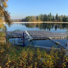 Solární elektrárna na vodě - Štěchovice