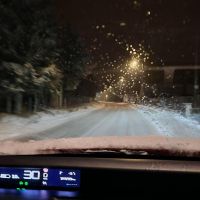 Citroen ë-C3 na zimní silnici. - klikněte pro zobrazení detailu