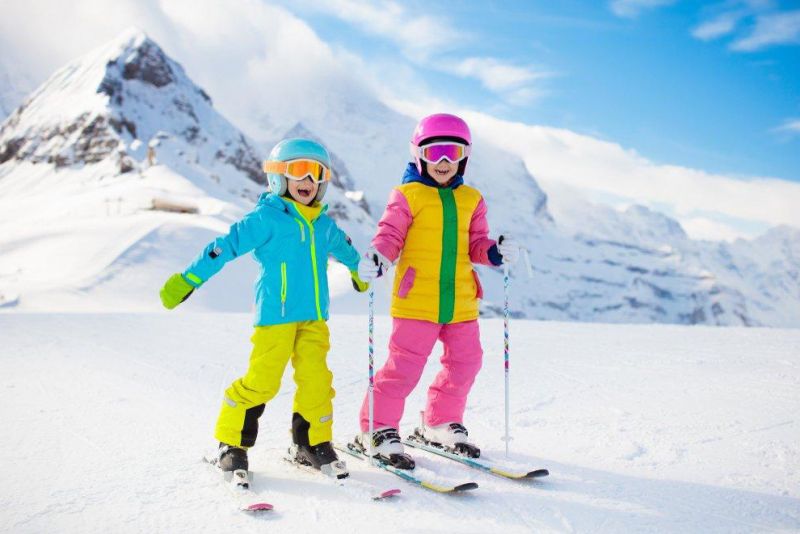 Děti na lyžích - klikněte pro zobrazení detailu