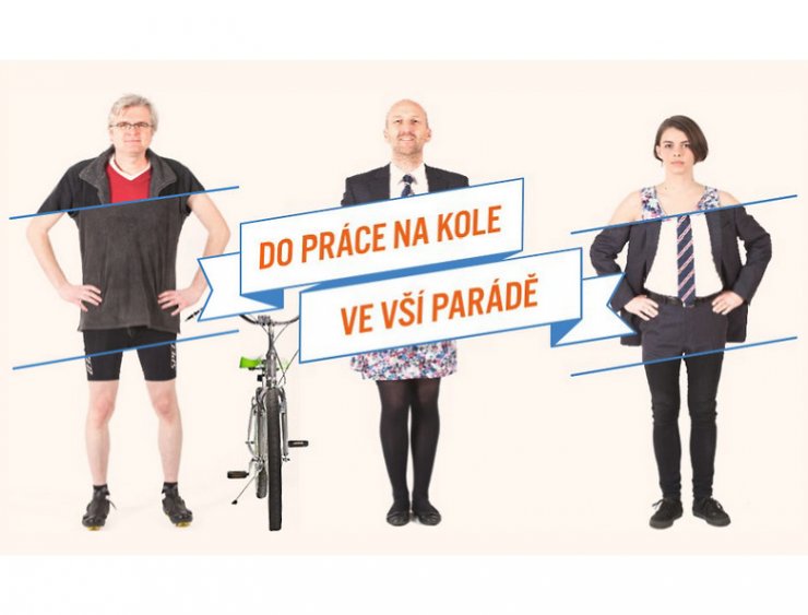 zobrazit detail snímku: Do práce na kole ve vší parádě
