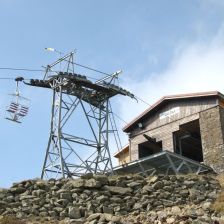 Stará lanovka na Sněžku. Rok 2009