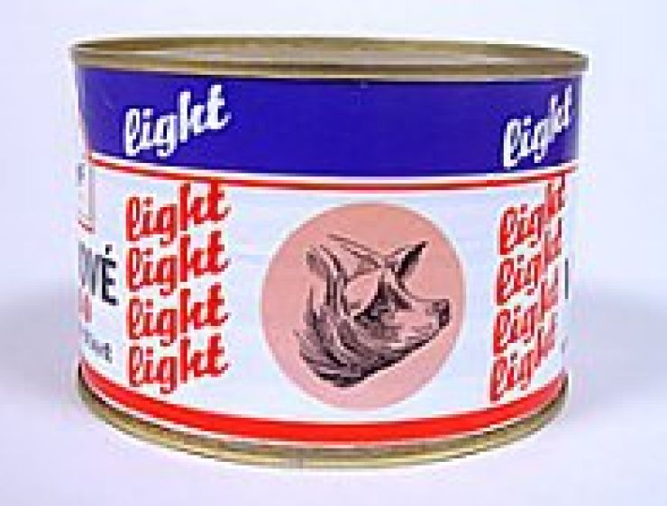 zobrazit detail snímku: Masná konzerva 'light' - copak je asi uvnitř?