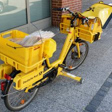 Nákladní elektrokolo německé pošty.