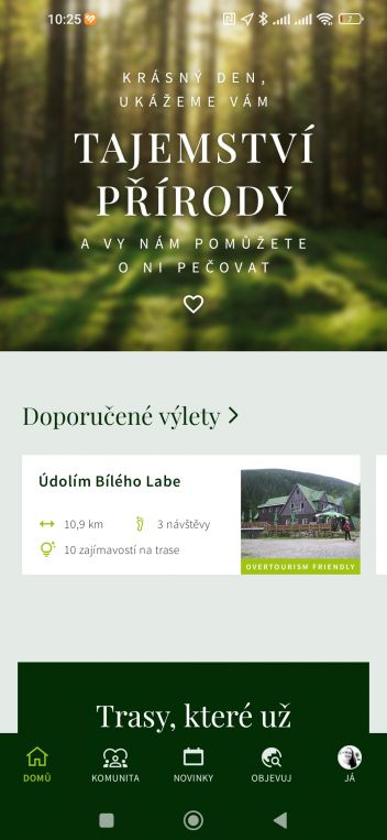 Appka Epu -základní obrazovka - klikněte pro zobrazení detailu