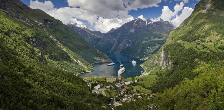zobrazit detail snímku: Norský ledovcový fjord Geirangerfjord