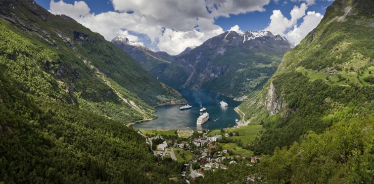 zobrazit detail snímku: Norský ledovcový fjord Geirangerfjord