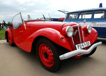 Český historický automobil Aero - klikněte pro zobrazení detailu