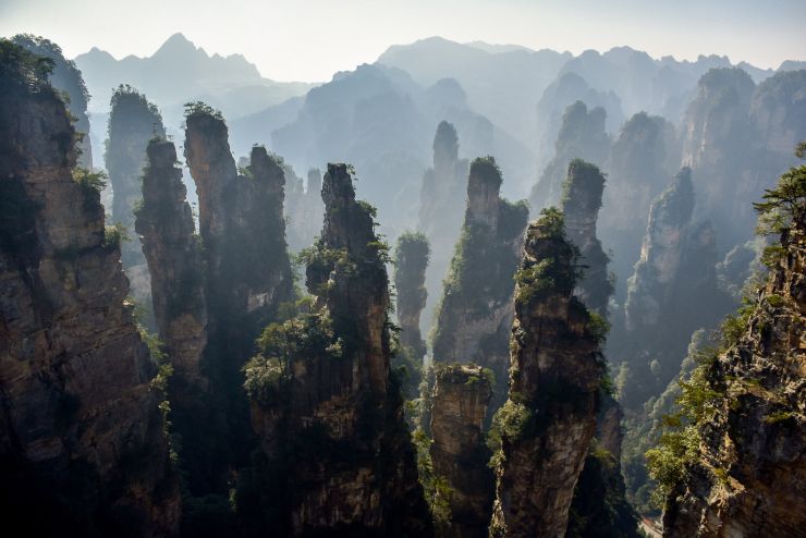 zobrazit detail snímku: Hory Tianzi v Číně