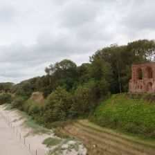 Baltské moře kostel v Trzesacz 