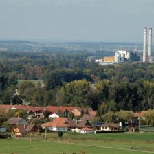 Pohled na Elektrárnu Opatovice