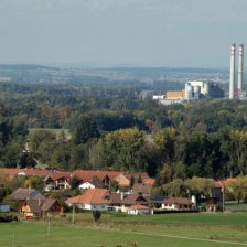 Pohled na Elektrárnu Opatovice