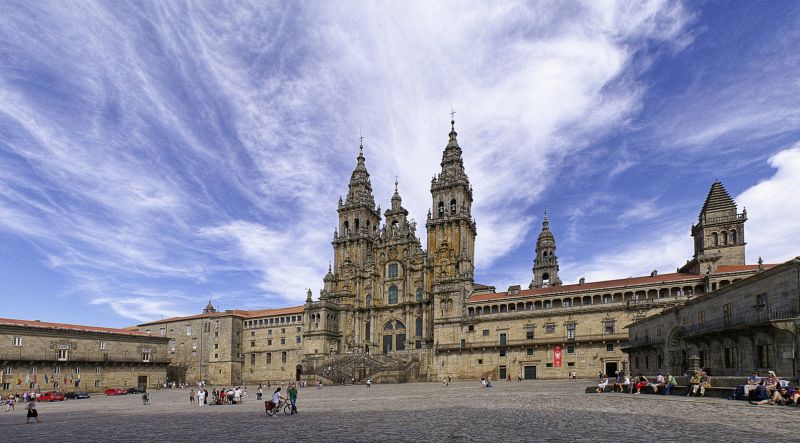 Katedrála v Santiagu de Compostela. - klikněte pro zobrazení detailu