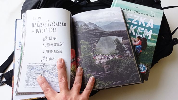 zobrazit detail snímku: Kniha Stezka Českem - základní info o etapě