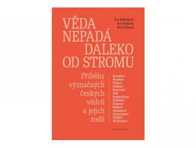 zobrazit detail snímku: Přebal knihy Věda nepadá daleko od stromu