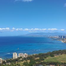 Výhled na Honolulu