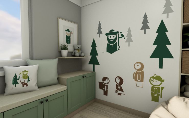 zobrazit detail snímku: Krkonošský dětský pokojík