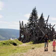 Portášky Herní krajina Pecka - pohled na Černou horu