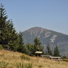 Krkonoše - Vyhlídka z Liščí hory