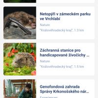 Appka Kudy  z nudy -  místa - klikněte pro zobrazení detailu