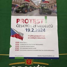 Leták s výzvou k protestu.