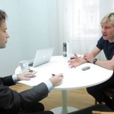 Lomborg a Kovanda při rozhovoru