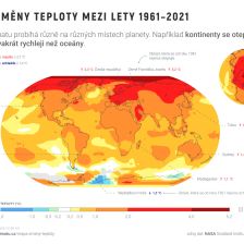 Mapa oteplení planety