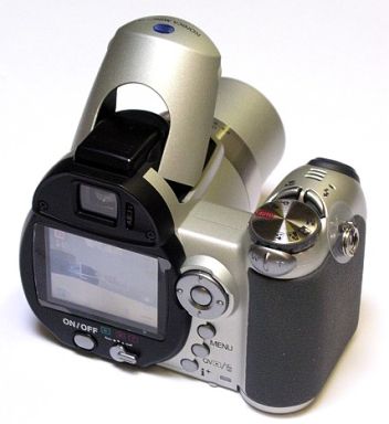 Ovládací prvky Minolty Z5 - klikněte pro zobrazení detailu