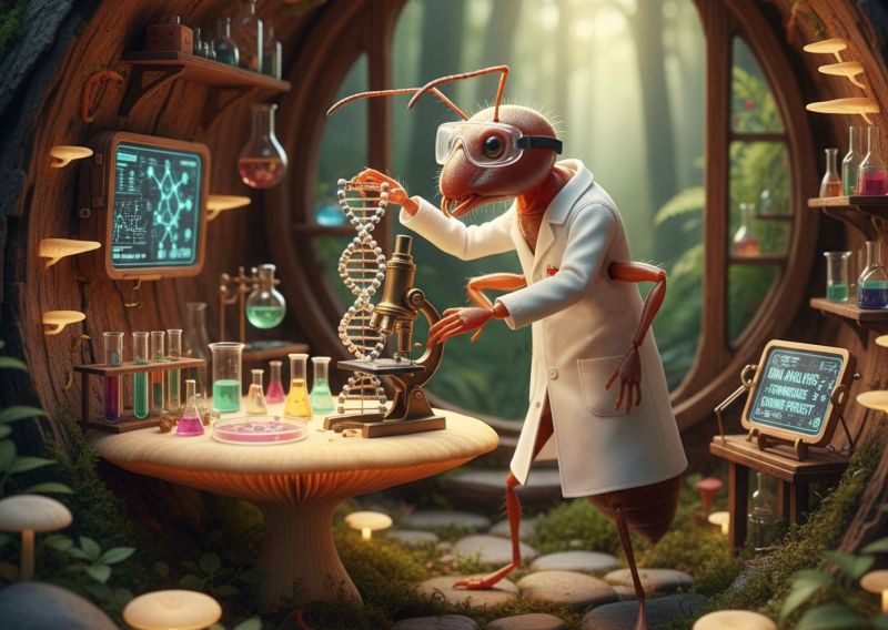 Mravenčí vědec. - klikněte pro zobrazení detailu