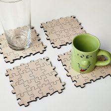 Sada podtácků pro fanoušky puzzle (4 kusy)