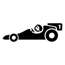 Formule - dětská samolepka na zeď