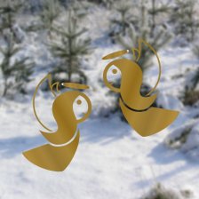 Létající andílci - samolepky na okno