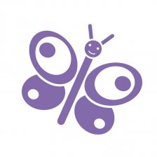 Motýlek - samolepka na okno