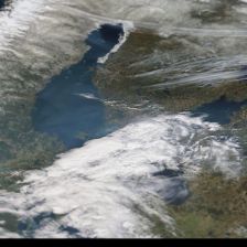 Oblačnost nad Baltem