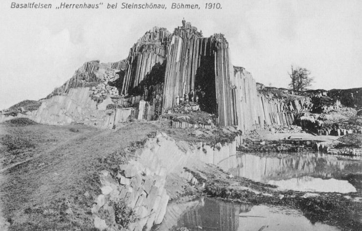 zobrazit detail snímku: Panská skála v roce 1910
