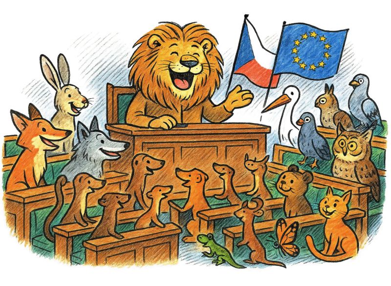 Zvířecí parlament. - klikněte pro zobrazení detailu