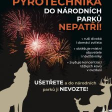 Plakát Pyrotechnika do národních parků nepatří!