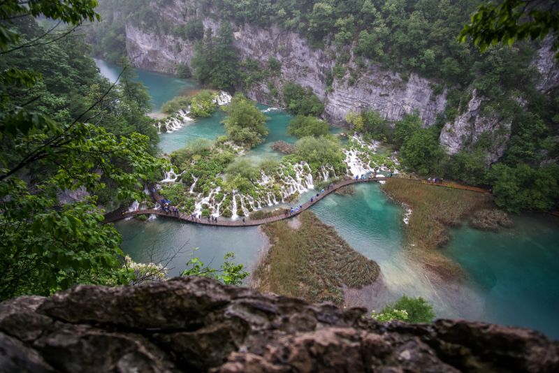 Plitvická jezera v Chorvatsku - klikněte pro zobrazení detailu