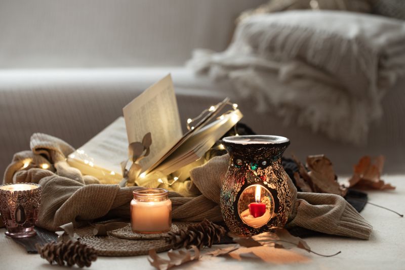 Podzimní atmosféra se svíčkami - klikněte pro zobrazení detailu Podzimní atmosféra se svíčkami - klikněte pro zobrazení detailu