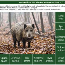 Poznávačka Hrdinové seriálu Planeta Evropa