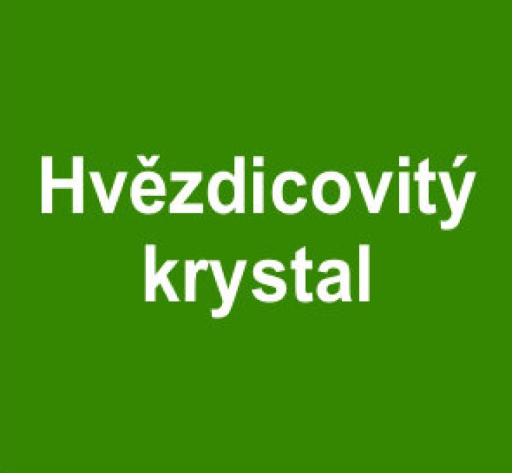 zobrazit detail snímku: Hvězdicovitý krystal 