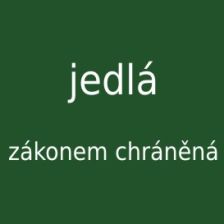Jedlá, zákonem chráněná houba