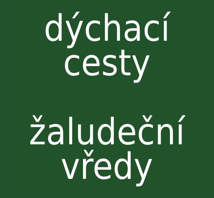 zobrazit detail snímku: Dýchací cesty, žaludeční vředy