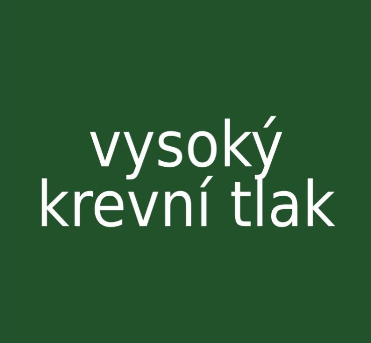 zobrazit detail snímku: Vysoký krevní tlak